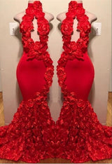 Rock a youthful,  playful look with our New Arrival Red Keyhole Mermaid Evening Gowns. Shop stylesnuggle with free shipping on cheap Chic Flowers Halter Sleeveless Long Prom Dresses available in all sizes and colors.