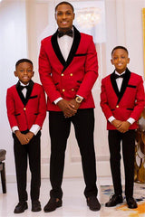 Discover the very best New in Red Double Breasted Best Fitted Wedding Suits with Black Lapel for work,prom and wedding occasions at stylesnuggle. Made Red Shawl Lapel Mens Suits with high Quality.