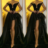 Customizing this New Arrival Off-the-Shoulder Black Evening Dresses for Women Organza Long Prom Dresses On Sale on stylesnuggle. We offer extra coupons,  make Prom Dresses, Evening Dresses in cheap and affordable price. We provide worldwide shipping and will make the dress perfect for everyone.