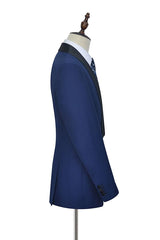 stylesnuggle has various cheap mens suits for prom, wedding or business. Shop this One Button Black Silk Shawl Lapel Wedding Suits for Men, Custom design Blue Mens Marriage Suits with free shipping and rush delivery. Special offers are offered to this Blue Single Breasted Shawl Lapel Two-piece mens suits.