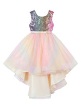 Pink flower girl dresses Jewel Neck Tulle Sleeveless Short Princess Dress Bows Formal Kids Pageant Dresses