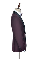 This Sharp-looking Black Shawl Collor One Button Burgundy Wedding Suits for Men at stylesnuggle comes in all sizes for prom, wedding and business. Shop an amazing selection of Shawl Lapel Single Breasted Burgundy mens suits in cheap price.