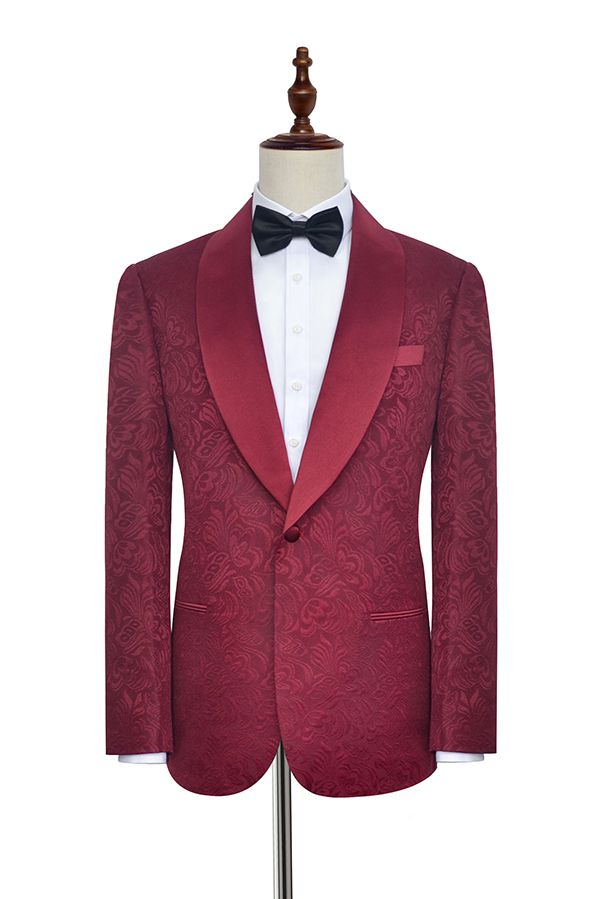 stylesnuggle has various cheap mens suits for prom, wedding or business. Shop this Sharp-looking Burgundy Jacquard One Button Silk Shawl Lapel Mens Suits for Wedding and Prom with free shipping and rush delivery. Special offers are offered to this Burgundy Single Breasted Shawl Lapel Two-piece mens suits.