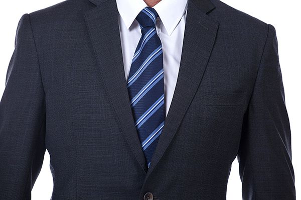 Looking for the Pricey Sharp-looking Plaid Grey Mens Suits, Notch Lapel Suits for Men online Find your Notched Lapel Single Breasted Two-piece Dark Gray mens suits for prom, wedding and business at stylesnuggle.