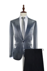 stylesnuggle has various Custom design mens suits for prom, wedding or business. Shop this Shiny Silver Marriage Suits, Glittering Peak Lapel Suits for Men with free shipping and rush delivery. Special offers are offered to this Silver Single Breasted Peaked Lapel Two-piece mens suits.