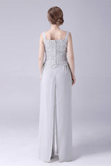 Sleeveless strap backless lace vintage mother's suit-stylesnuggle