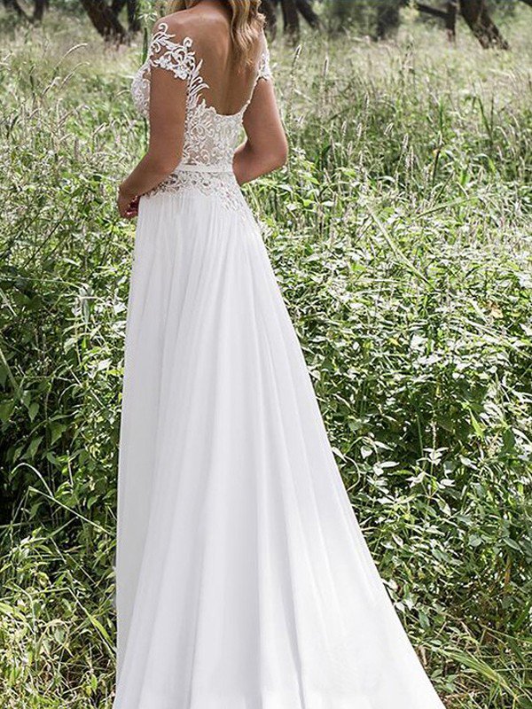 This Sleeveless V-neck Lace Wedding Dresses at stylesnuggle.com will make your guests say wow.You will never wanna miss it.