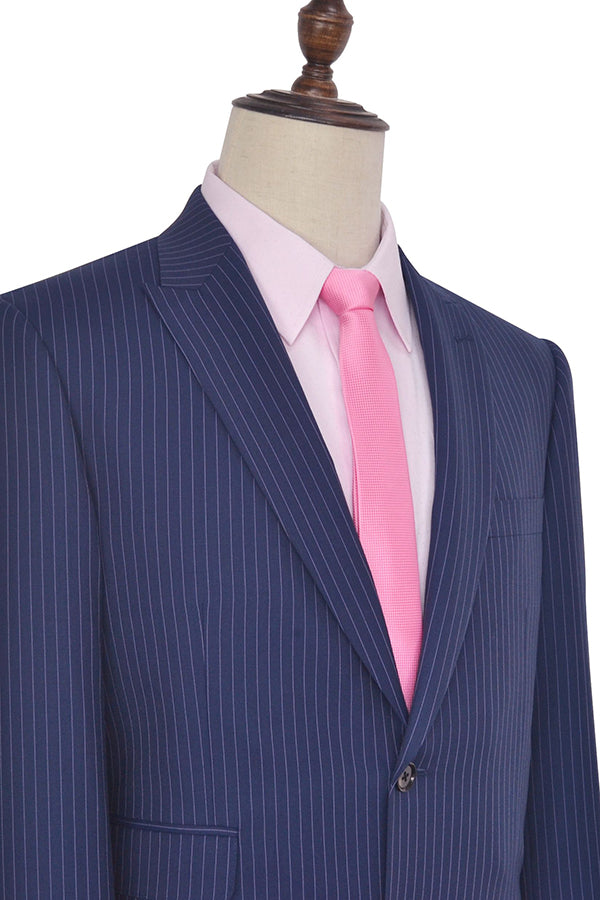 stylesnuggle has various Custom design mens suits for prom, wedding or business. Shop this Vertical Stripes Peak Lapel Mens Suits for Business, Two Buttons Navy Blue Suits for Men with free shipping and rush delivery. Special offers are offered to this Dark Navy Single Breasted Peaked Lapel Two-piece mens suits.