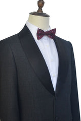 This Well-cut Dark Grey Black Shawl Collar Wedding Tuxedos, Two Buttons Wedding Suits for Men at stylesnuggle comes in all sizes for prom, wedding and business. Shop an amazing selection of Shawl Lapel Single Breasted Black mens suits in cheap price.