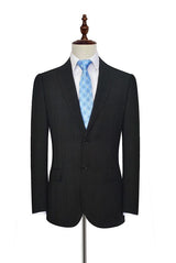 stylesnuggle has various Custom design mens suits for prom, wedding or business. Shop this Well-cut Peak Lapel Plaid Two Button Black Mens Suits for Business with free shipping and rush delivery. Special offers are offered to this Black Single Breasted Peaked Lapel Two-piece mens suits.