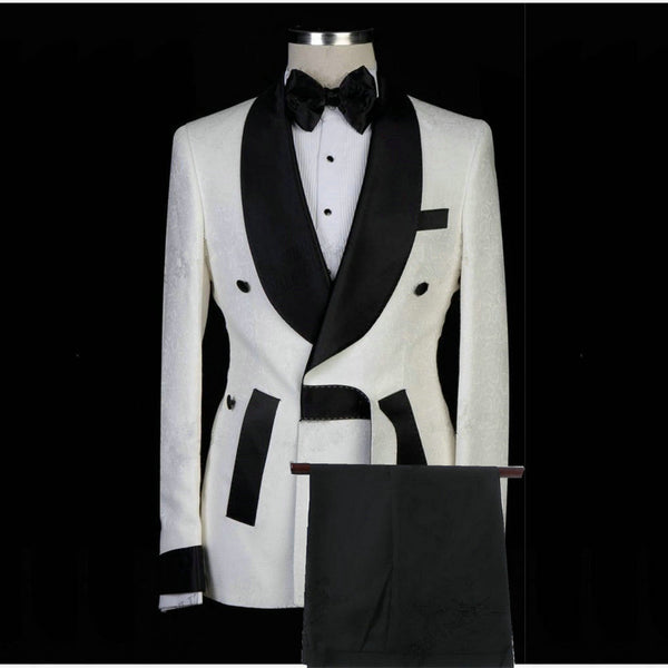 stylesnuggle is your ultimate source for White Jacquard Shawl Lapel Fashion Men Suits for Wedding. Shop this season's Sharp-looking Shawl Lapel Single Breasted collections at stylesnuggle. Worldwide delivery available. Fast Worldwide Shipping.Secure &amp; Easy Checkout.