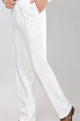 White Shawl Lapel Jacquard Groom Suits Elegant Slim Fit Tuxedos for Wedding 2 Pieces-stylesnuggle